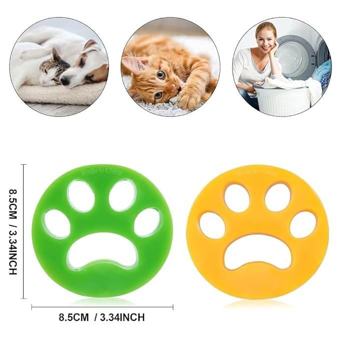 DesiTails® Reusable Silicone Pet Hair Remover for Laundry (3-Pack) DesiTails®