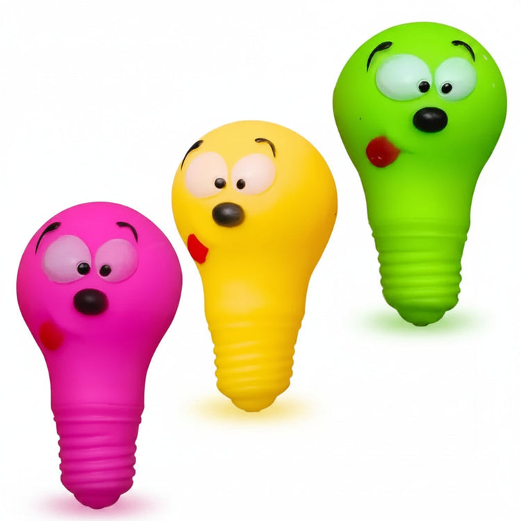 DesiTails® 4-Piece Squeaky Rubber Puppy Toy Set DesiTails®