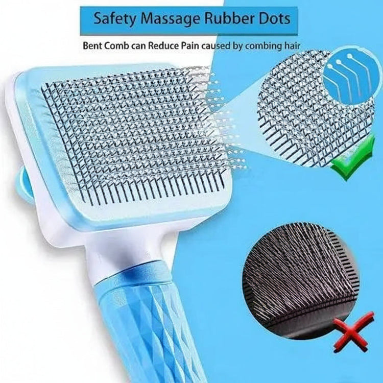 DesiTails® Premium Slicker Brush for Dogs & Cats (Blue) DesiTails®