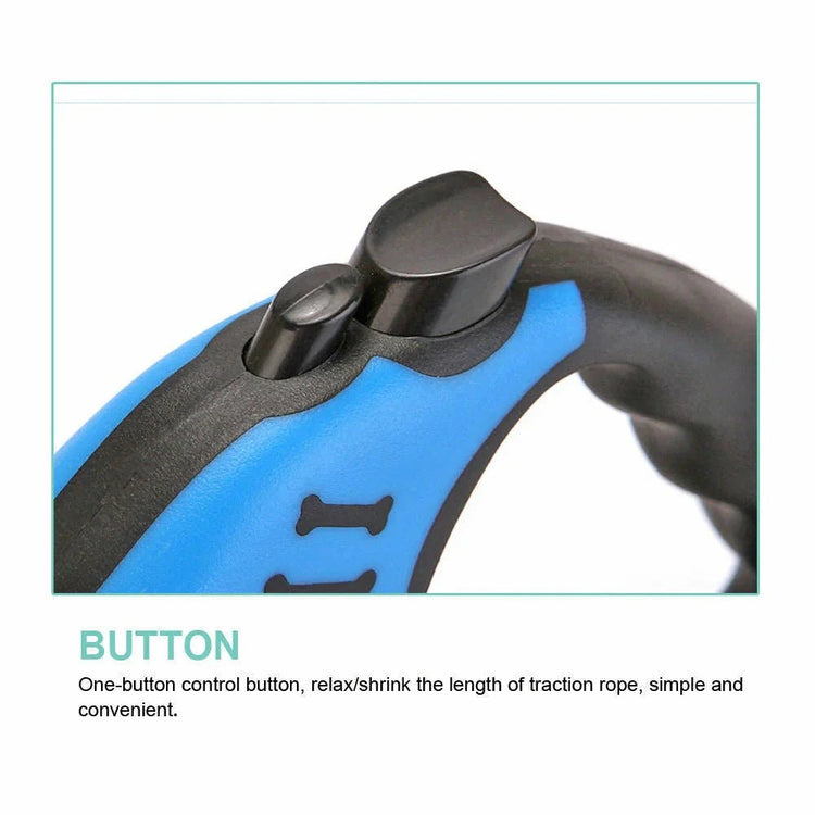 Automatic Retractable Dog Leash - Dual Size Options with Brake & Lock Safety System - GleeKart