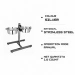 DesiTails® Elevated H-Shaped Pet Bowl Stand Set (800ml) DesiTails®