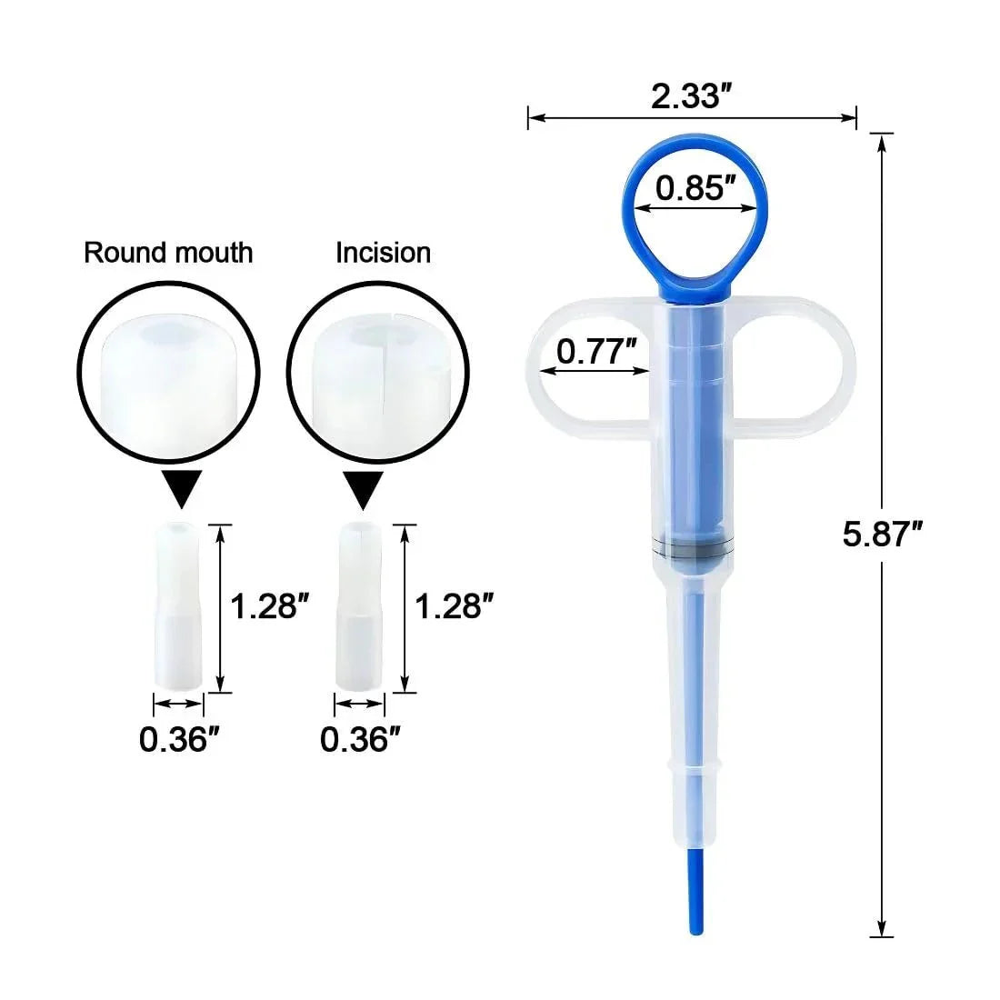 GleeKart® Capsule Tablet Pill Gun for Pets – Easy Pill Dispenser (Pack of 2) - GleeKart