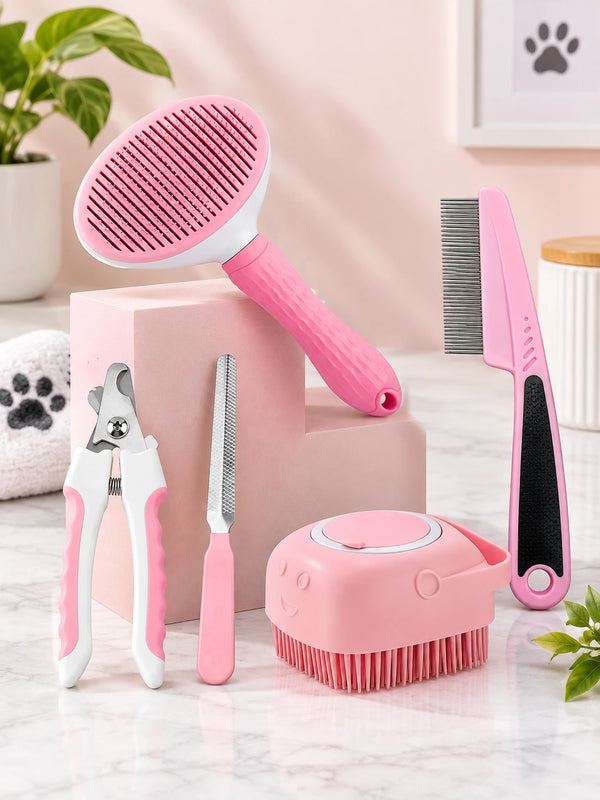 DesiTails® 5-in-1 Complete Pet Grooming Kit for Dogs & Cats DesiTails®