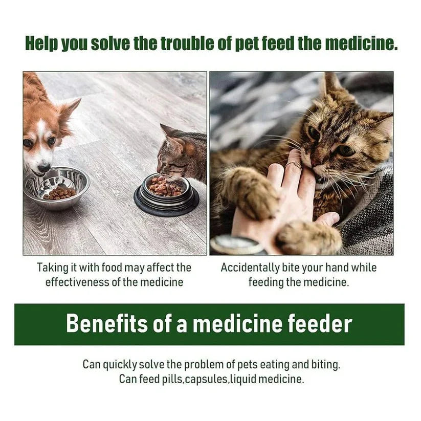 GleeKart® Capsule Tablet Pill Gun for Pets – Easy Pill Dispenser (Pack of 2) - GleeKart