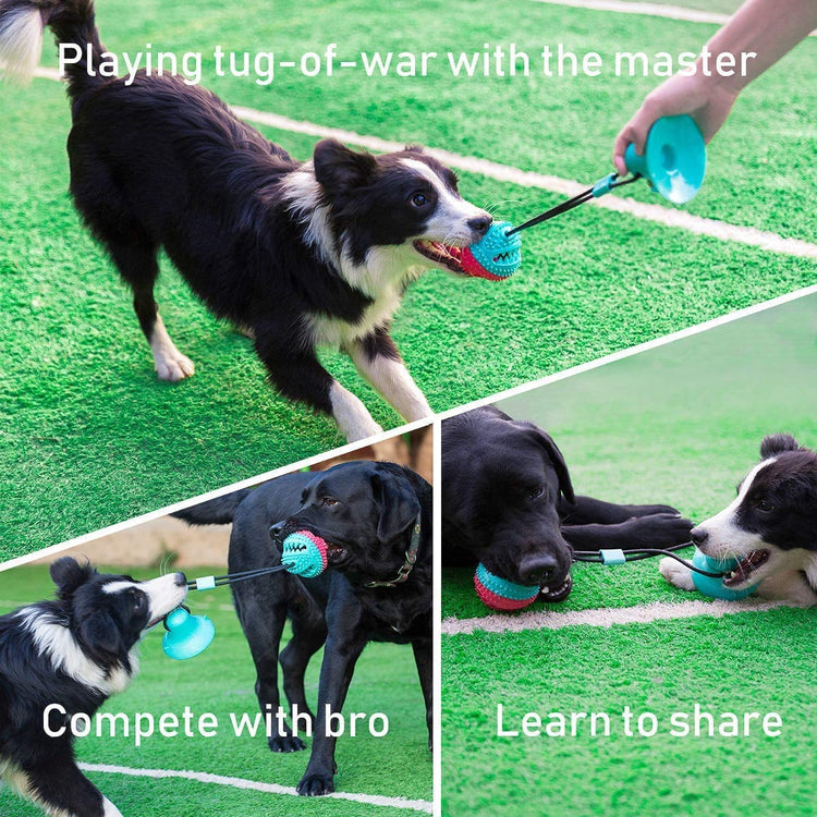 ALLRIER Dog Chew Toys for Aggressive Chewers, Puppy Dog Training Treats Teething Rope Toys for Boredom, Dog Puzzle Treat Food Dispensing Ball Toys for Small Large Dogs