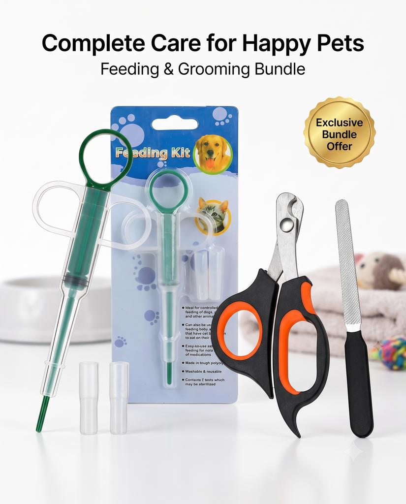 DesiTails™ 2-in-1 Stress-Free Pet Care Bundle