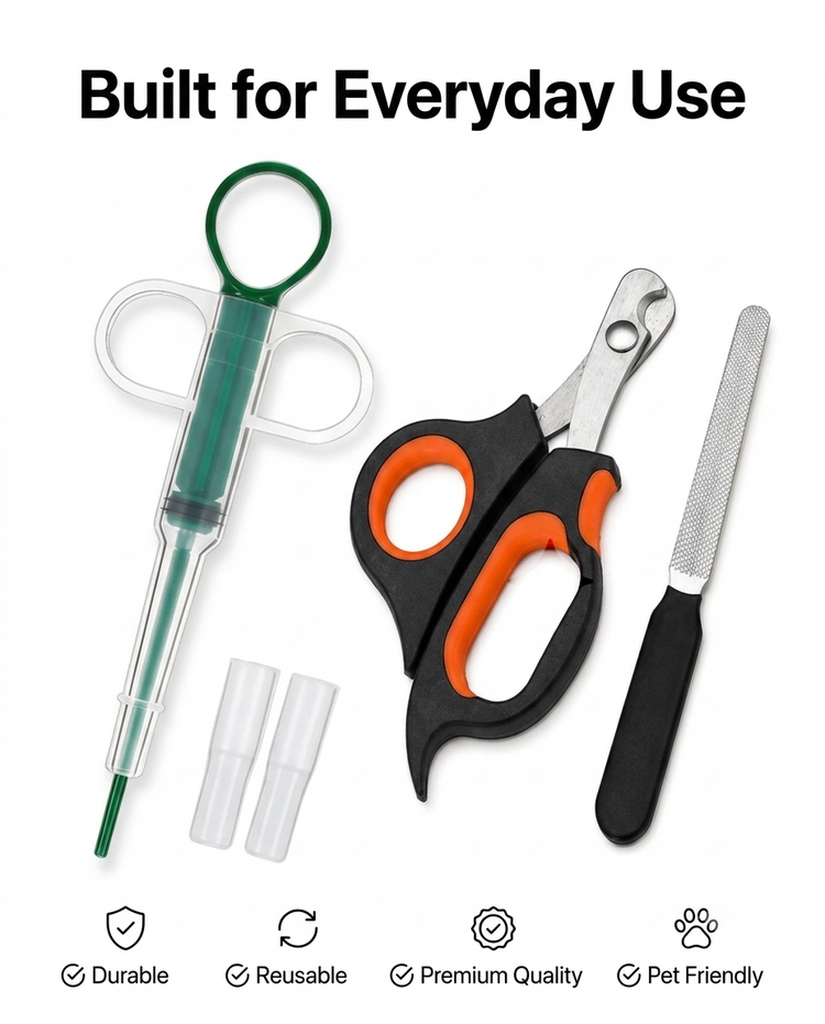 DesiTails™ 2-in-1 Stress-Free Pet Care Bundle