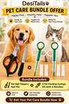 DesiTails™ 2-in-1 Stress-Free Pet Care Bundle