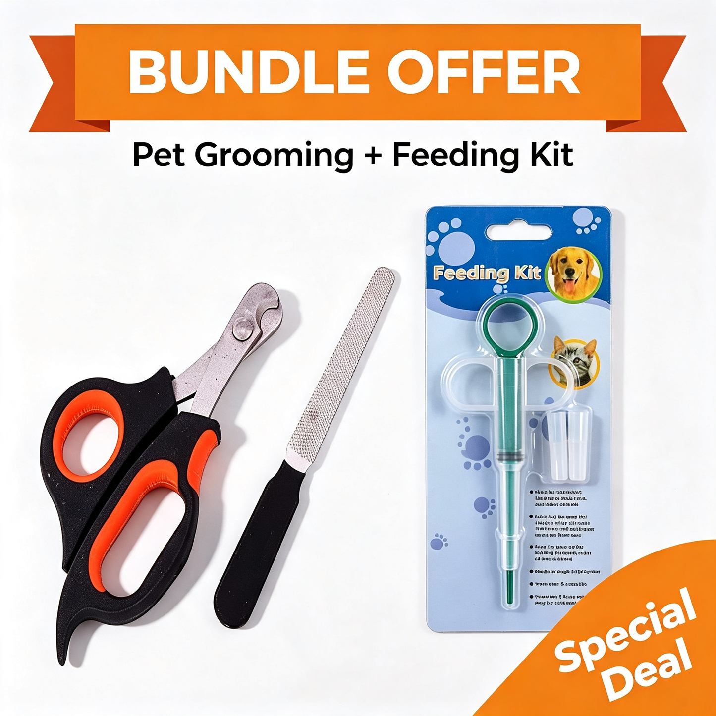 DesiTails™ 2-in-1 Stress-Free Pet Care Bundle
