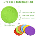 DesiTails® Soft Floating Dog Flying Discs - 6 Pack