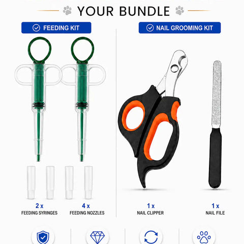 DesiTails™ 2-in-1 Stress-Free Pet Care Bundle