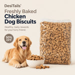 DesiTails® Freshly Baked Chicken Dog Biscuits (2kg) DesiTails®