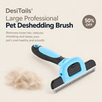 DesiTails® Large Professional Pet Deshedding Brush DesiTails®