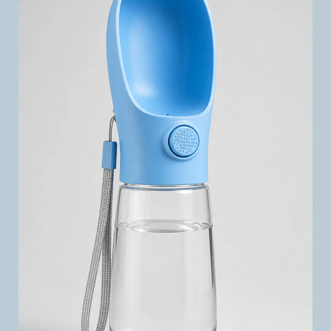 DesiTails® 500ml Portable Dog Water Bottle & Feeder