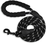 DesiTails® Reflective Heavy-Duty Rope Dog Leash (5 ft)