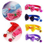 DesiTails® Adjustable Nylon Bow-Tie Pet Collar with Bell (Buy 1 Get 1 Free)