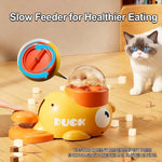 DesiTails® 2-in-1 Duck Interactive Dog Food Puzzle & Slow Feeder