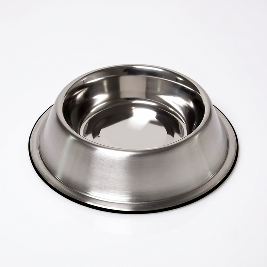 DesiTails® Grip-Tight Stainless Steel Dog Bowl - Set of 2