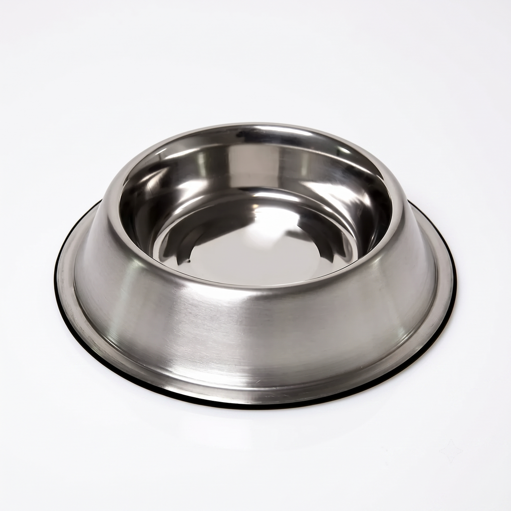 DesiTails® Grip-Tight Stainless Steel Dog Bowl - Set of 2