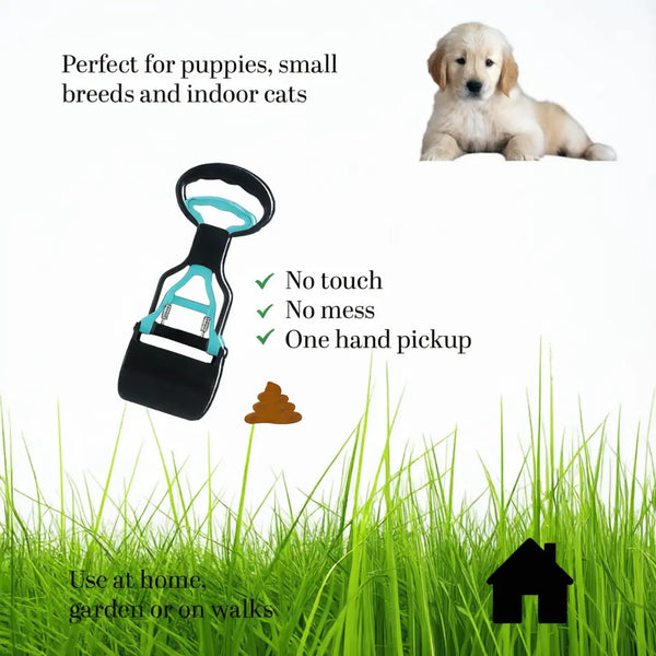 DesiTails® One-Handed Dog Poop Scooper for Pets