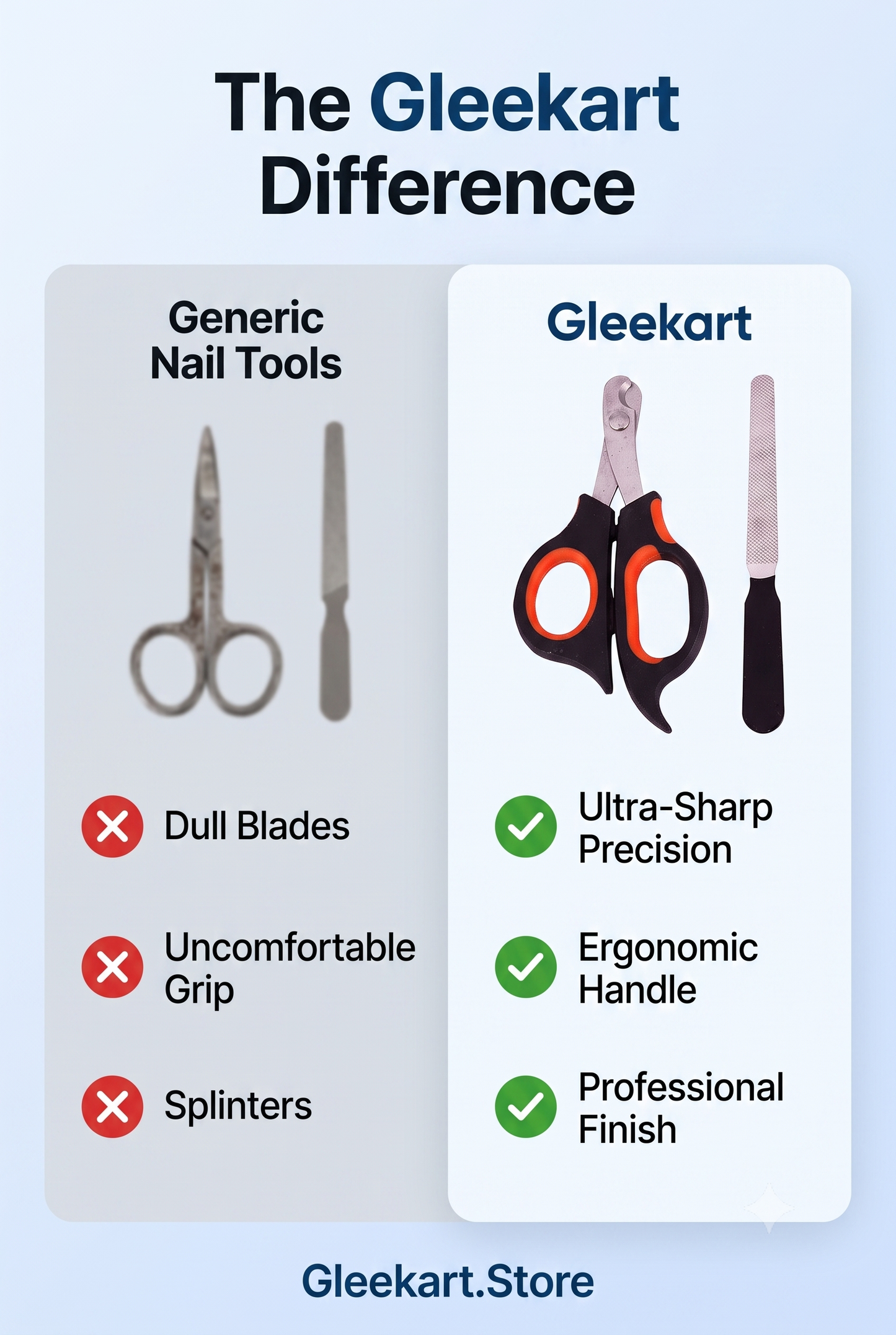DesiTails® Premium Stainless Steel Pet Nail Clipper & Scissor Tool – Medium, Black