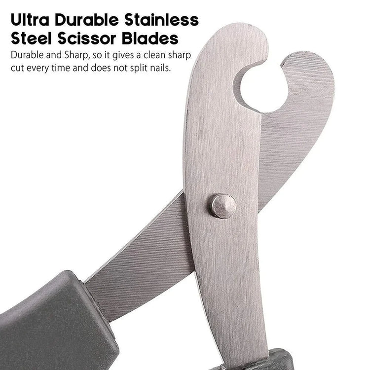 Safe & Easy Pet Nail Clippers – Scissor Trimmer for Dogs & Cats