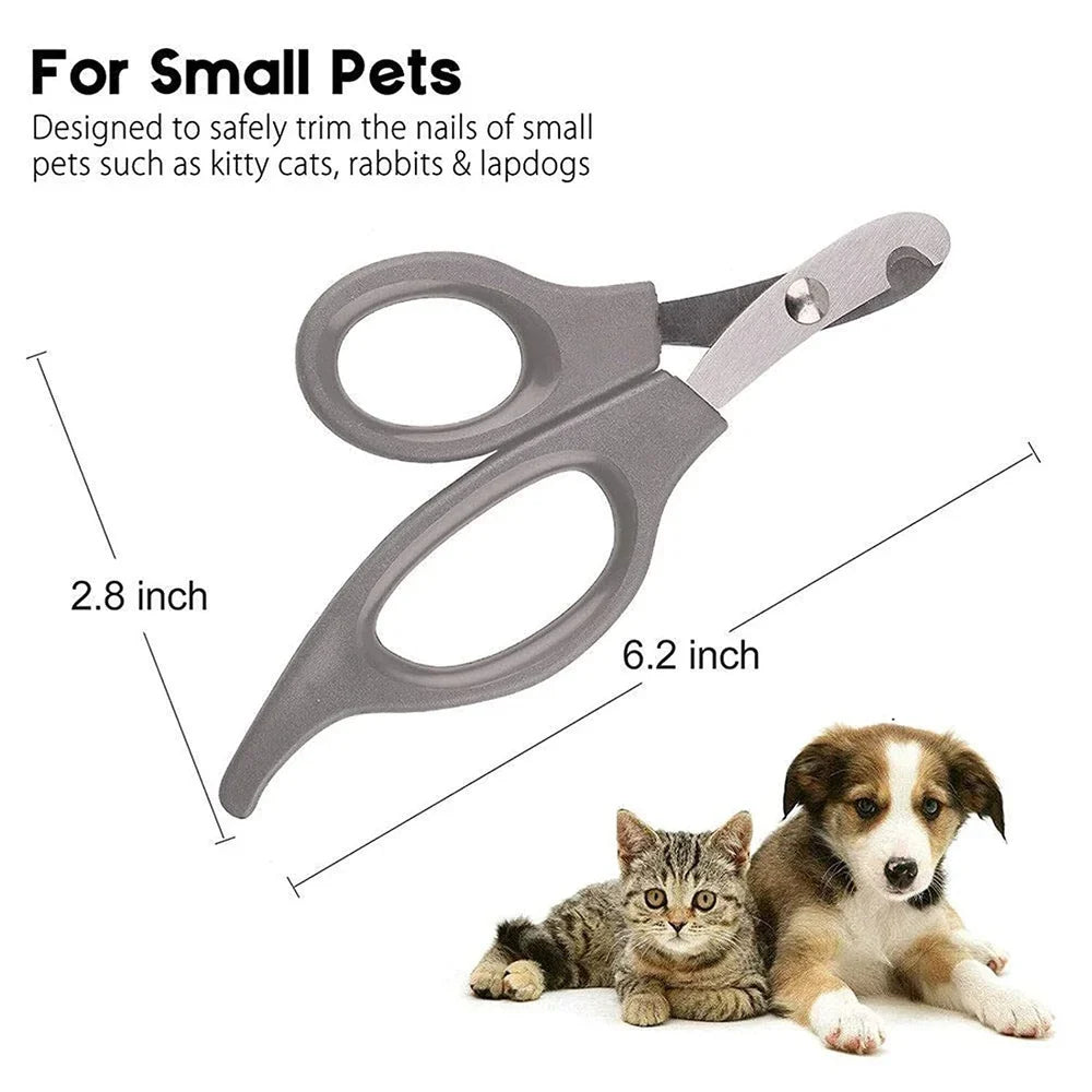 Safe & Easy Pet Nail Clippers – Scissor Trimmer for Dogs & Cats