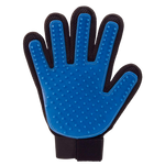 DesiTails® Pet Hair Remover Glove, Enhance Pet Grooming Glove, D-shedding Glove for Dog and Cat (Blue-Black, Standard)