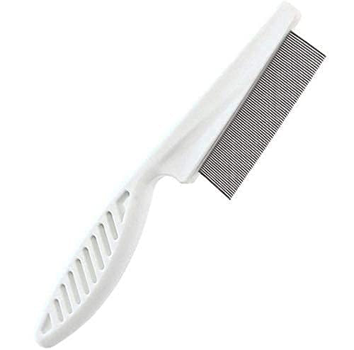 DesiTails® Stainless Steel Pet Grooming Comb - Effective Flea, Tick, and Tear Stain Removal