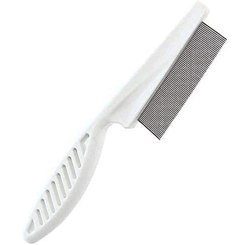DesiTails® Stainless Steel Pet Grooming Comb - Effective Flea, Tick, and Tear Stain Removal