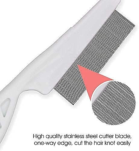 DesiTails® Stainless Steel Pet Grooming Comb - Effective Flea, Tick, and Tear Stain Removal