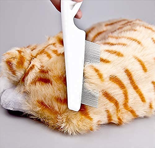 DesiTails® Stainless Steel Pet Grooming Comb - Effective Flea, Tick, and Tear Stain Removal