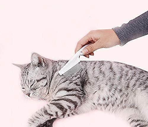DesiTails® Stainless Steel Pet Grooming Comb - Effective Flea, Tick, and Tear Stain Removal