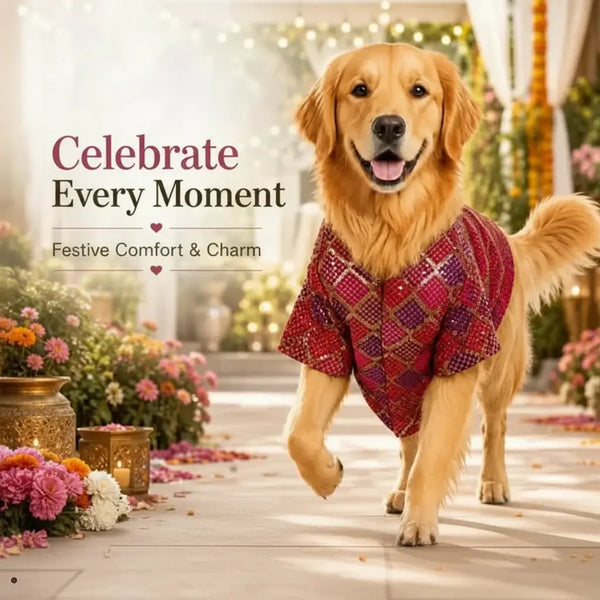 DesiTails® Festive Ethnic Sherwani for Dogs DesiTails®