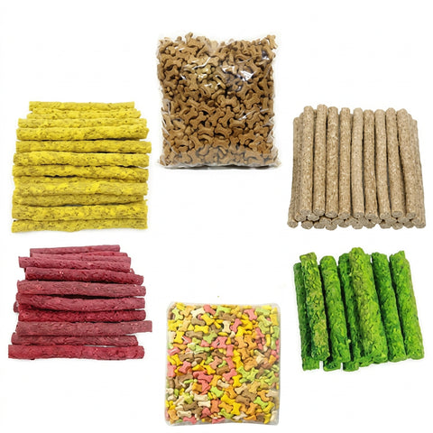 DesiTails® Healthy Dog Treat Combo Pack (300g Munchy Sticks + 100g Biscuits)