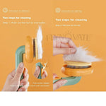 DesiTails® Pumpkin Pet Grooming & Massage Brush