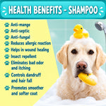 DesiTails® 3-in-1 Flea & Tick Care, Anti-Itch Shampoo & Deodorant Spray Kit (600ml)