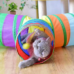 3 Way Cat Tunnel Collapsible Play Toy - Image 2