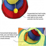 3 Way Cat Tunnel Collapsible Play Toy - Image 3